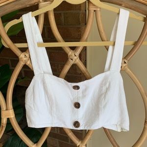 Mumu Adeline crop top